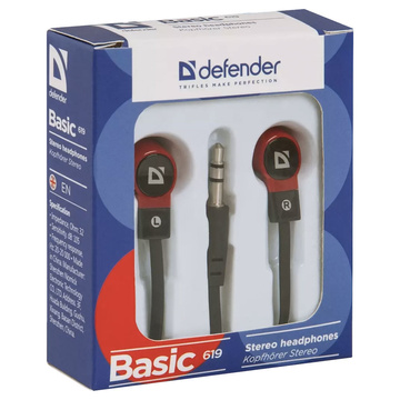 GEHÖRSCHUTZ BASIC 619 KOPFHÖRER SCHWARZ / ROT