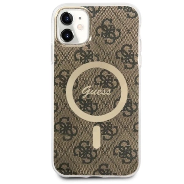 Etui Guess GUHMN61H4STW für iPhone 11 6,1" Hardcase 4G MagSafe