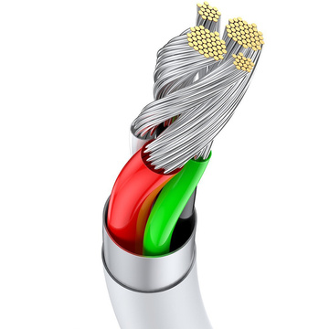2m Baseus Superior Series USB zu USB-C Typ C 66W Kabel Weiß