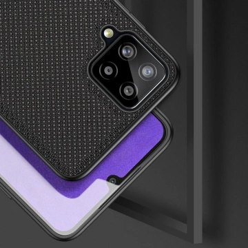 Dux Ducis Fino Schutzhülle mit Nylonmaterial Samsung Galaxy A22 4G schwarz