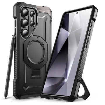 Etui für Samsung Galaxy S25 Ultra Supcase UB Grip Mag MagSafe Schwarz