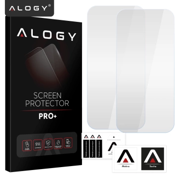 Gehärtetes Glas für Apple iPhone 16 Displayschutzfolie 9H Alogy Heavy Pro™️