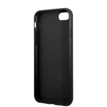 Etui Guess GUHCI8PSATPK für Apple iPhone 7/8 SE 2020 / SE 2022 Hardcase Czarny/Black Hardcase Saffiano Triangle Logo Cardslot