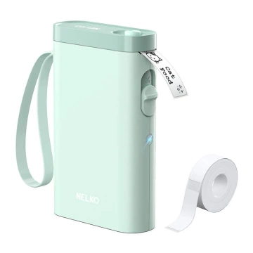 Nelko P21 Bluetooth USB-C Thermo-Etikettendrucker Grün