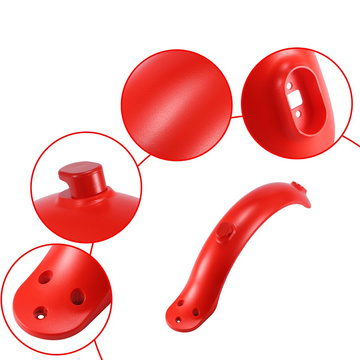 Short Alogy Heckfender für Elektroroller für Xiaomi Mijia M365 / Pro / Mi 1S / Pro 2 Rot