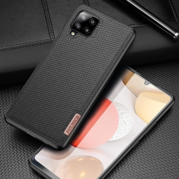 Dux Ducis Fino Schutzhülle mit Nylonbezug für Samsung Galaxy A42 5G schwarz