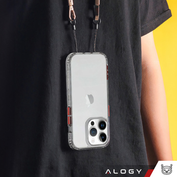 Alogy Protective Case Schutzhülle für Apple iPhone 14 Pro Schwarz und transparent