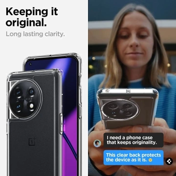 Etui Spigen Ultra Hybrid für Oneplus 11 5G Kristallklar