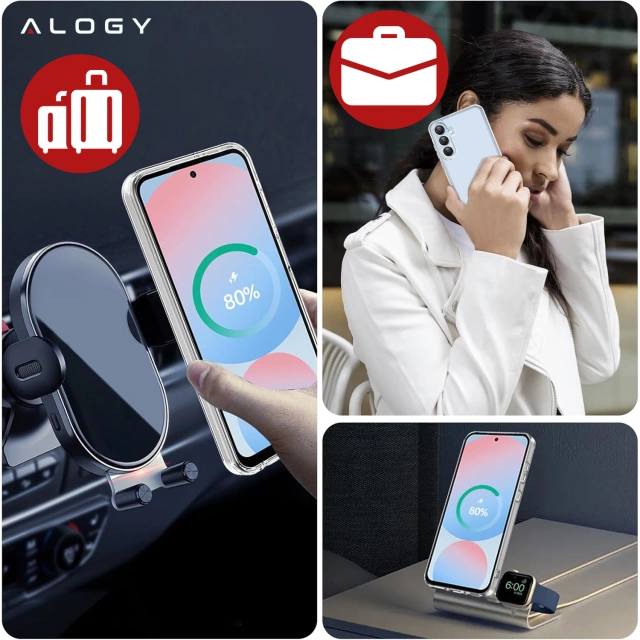 Etui do Samsung Galaxy S24 FE obudowa ochronna na telefon Alogy HybridShield™️ Case Przezroczyste
