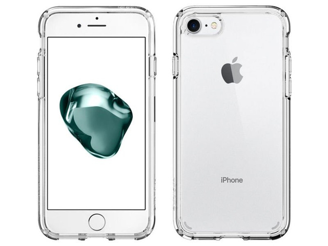 Etui Spigen Ultra Hybrid 2 Apple iPhone 7/8/SE 2022/2020 Crystal Clear + Szkło alogy