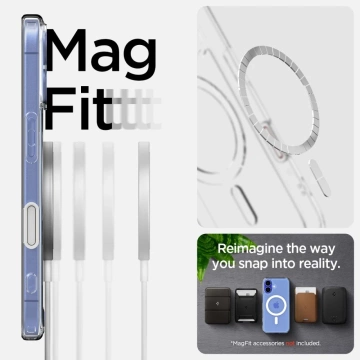 Etui Spigen Ultra Hybrid „T“ Mag MagSafe für iPhone 16 Weiß