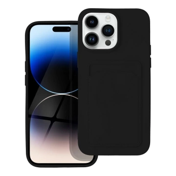 KARTENHÜLLE für IPHONE 14 PRO MAX schwarz