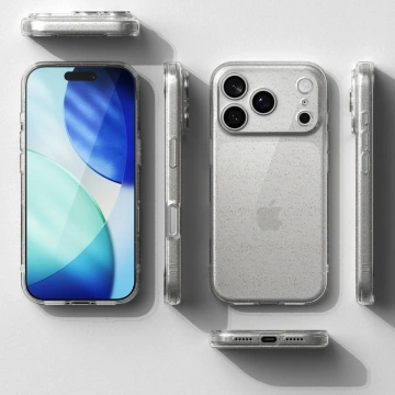 Etui Ochronne do iPhone 17 Pro Ringke Air Glitter Clear
