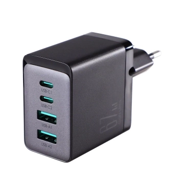 Joyroom TCG02 GaN 67W - Schnellladegerät 2x USB-C 2x USB-A Kabel 100W
