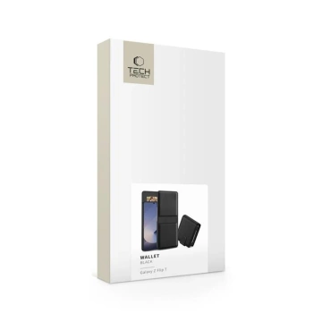 Etui Portfelowe Galaxy Z Flip 7 Tech-Protect Wallet Czarny
