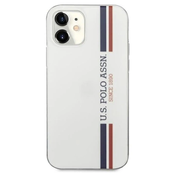 Etui na telefon US Polo Tricolor Collection iPhone 12 mini 5,4" biały/white