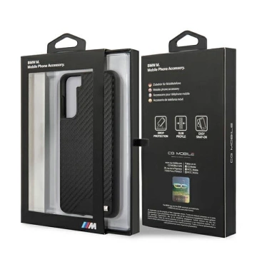 Etui BMW BMHCS21MCABBK do Samsung Galaxy S21+ Plus G996 hardcase M Collection PU Carbon