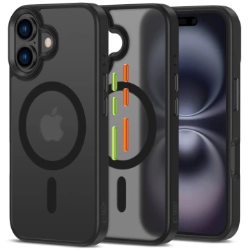 iPhone 16 Hülle Tech-Protect MagMat MagSafe 3er-Set Mattschwarz