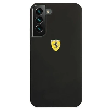 Etui Ferrari FESSIHCS22MBK do Galaxy S22+ S906 hardcase On Track Silicone czarny/black 
