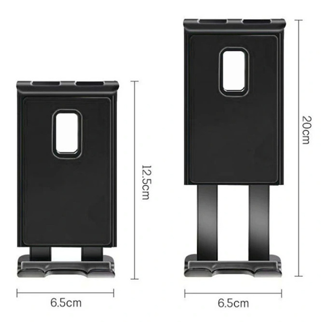 Uchwyt samochodowy Alogy uniwersalny na szybę, deskę rozdzielczą do telefonu tabletu 11" Czarny