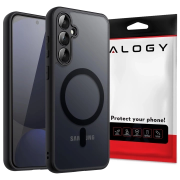 Hülle für Apple iPhone 16 Pro Max Alogy Anti-Shock Hybrid Case für MagSafe Transparent
