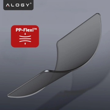 Etui do Apple MacBook Air 13.6 M2 / M3 / M4 (2022, 2023, 2024, 2025) - elastyczna, matowa obudowa ochronna, smukła i odporna na zarysowania – Alogy AirGuard™ Czarny