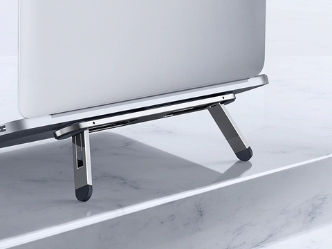 Ständerhalter Oatsbasf Mini-Laptopständer für Notebook Grau