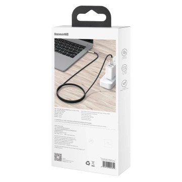 Baseus Cafule USB-C auf USB-C Kabel, 100W, 1m (schwarz)