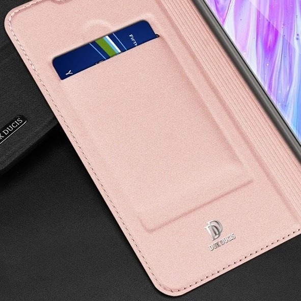 DUX DUCIS Skin Pro kabura etui pokrowiec z klapką Samsung Galaxy S20 Plus różowy