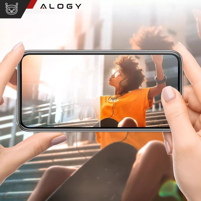 Szkło hartowane Prywatyzujące do Samsung Galaxy S24 matowa ochrona na ekran Alogy Privacy Glass