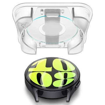 Gehärtetes Glas Spigen Glas.Tr „EZ-FIT“ 2er-Pack für Galaxy Watch 7 (40 mm) klar