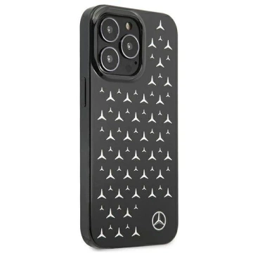 Etui ochronne Mercedes MEHCP13LESPBK do Apple iPhone 13 Pro / 13 6,1" czarny/black hardcase Silver Stars Pattern