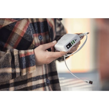 Forcell 4in1 Reiseladegerät 8000mAh QC3.0 USB-C Powerbank Induktion