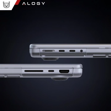 HUB-Splitter Alogy-Adapter für Computer-Laptop mit USB-C auf 3x USB-A 2.0 1x USB-A 3.0 Grau