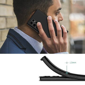 Odporne Etui obudowa 3mk Matt Case do Samsung Galaxy S22 Ultra Black