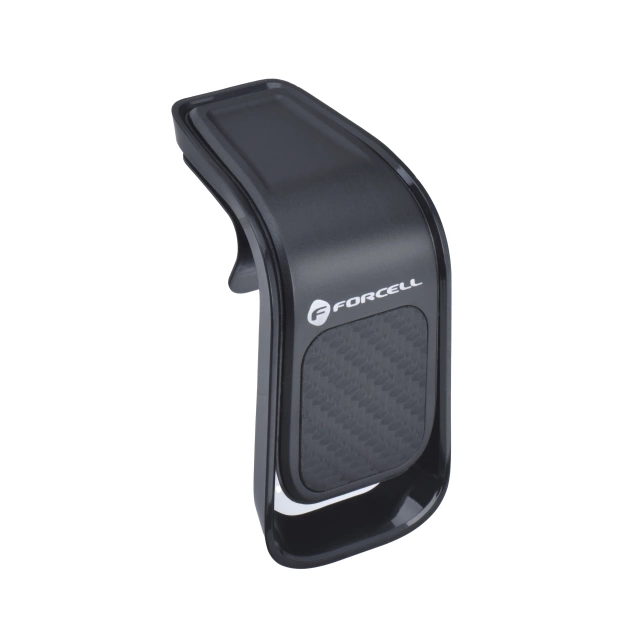 uchwyt samochodowy FORCELL F-GRIP Carbon B060 magnetyczny do kratki czarny