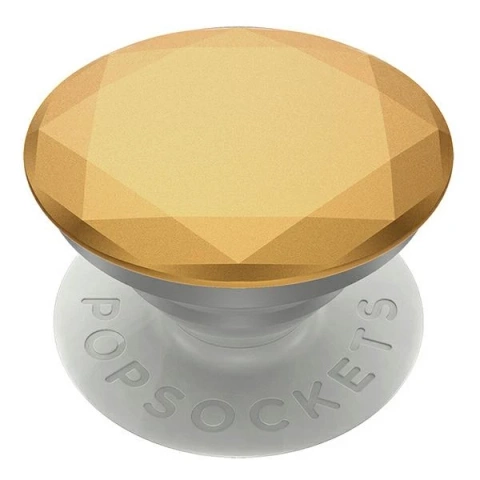 Uchwyt i podstawka do telefonu Popsockets 2 Metallic Diamond Medallion Gold