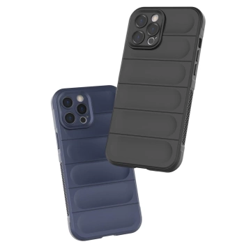 Magic Shield Case Hülle für iPhone 12 Pro Max flexible gepanzerte dunkelblaue Hülle