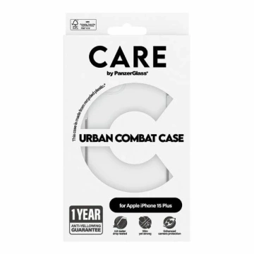 iPhone 15 Plus 6,7" CARE by PanzerGlass Urban Combat Case Transparent