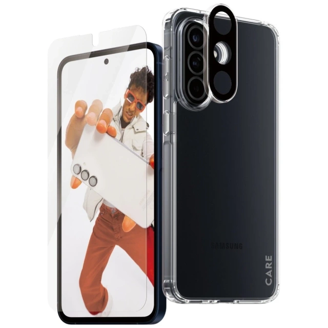 Samsung Galaxy A56 5G CARE von PanzerGlass Flagship 3in1 Schutzkit