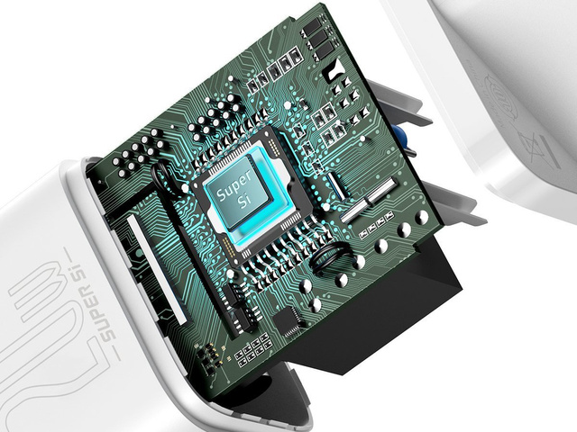 Ładowarka sieciowa Baseus Super Si USB-C kabel do iPhone 20W White