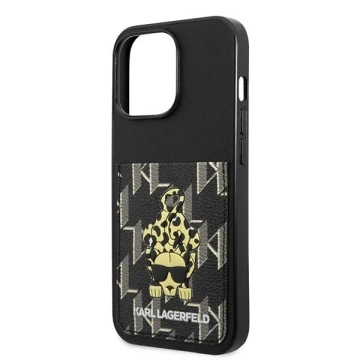 Etui Karl Lagerfeld KLHCP13LCANCNK für iPhone 13 Pro / 13 6,1" Hardcase Karlimals Cardslot
