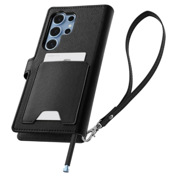 Etui für Samsung Galaxy S25 Ultra Black Spigen Wallet "S"