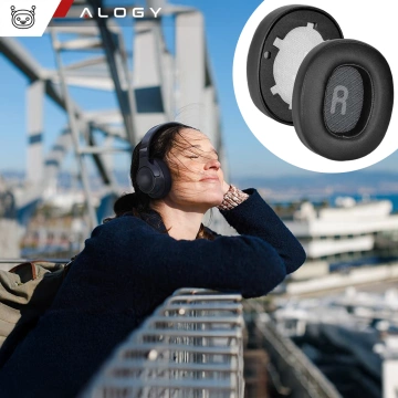 Nauszniki 2x wymienne pady gąbki do słuchawek do JBL Tune 700BT 710BT 720BT 750BTNC Alogy Earpads Czarne