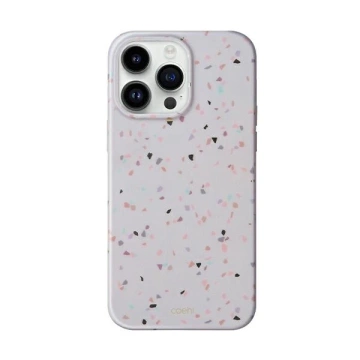 Etui UNIQ Coehl Terrazzo do iPhone 14 Pro 6,1" piaskowy/sandstone