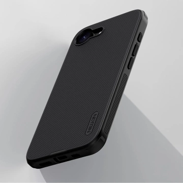 iPhone 16e Hülle Nillkin Frosted Shield Pro MagSafe Schwarz