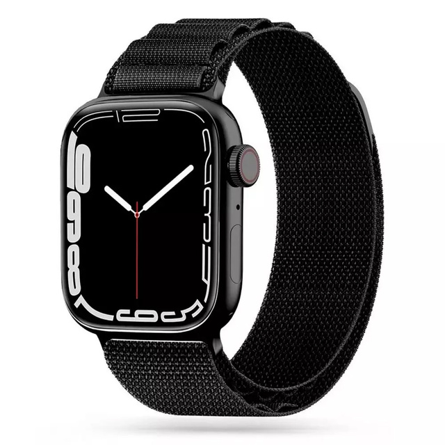 Nylon Pro Apple Watch 4 / 5 / 6 / 7 / 8 / se / ultra (42 / 44 / 45 / 49 mm) schwarz