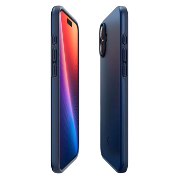 Spigen Thin Fit Mag MagSafe Hülle für iPhone 16 Marineblau
