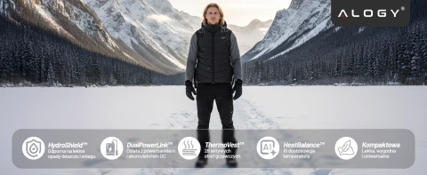 Hülle für Apple iPhone 16 Pro Max Alogy MagSafe Hybrid Matte Case Matte Cover mit Linsenschutz Schwarz