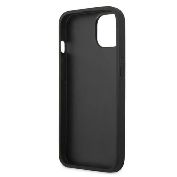 Karl Lagerfeld KLHCP13SPKMP iPhone 13 mini 5,4" różowy/pink Hardcase Leder Ikonik Karl`s Head Metal